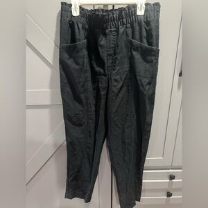 Paper bag style Flowy pants